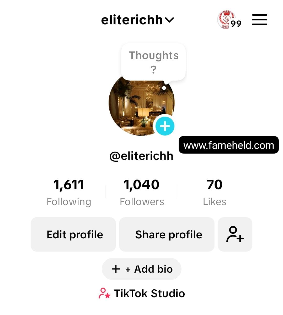 1k tiktok screenshot 1